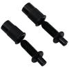 Musiclily Pro M8 метрические шпильки и анкеры Nashville Bridge для импортной электрогитары Les Paul Style Black от Tune-O-Matic, (Набор 2)