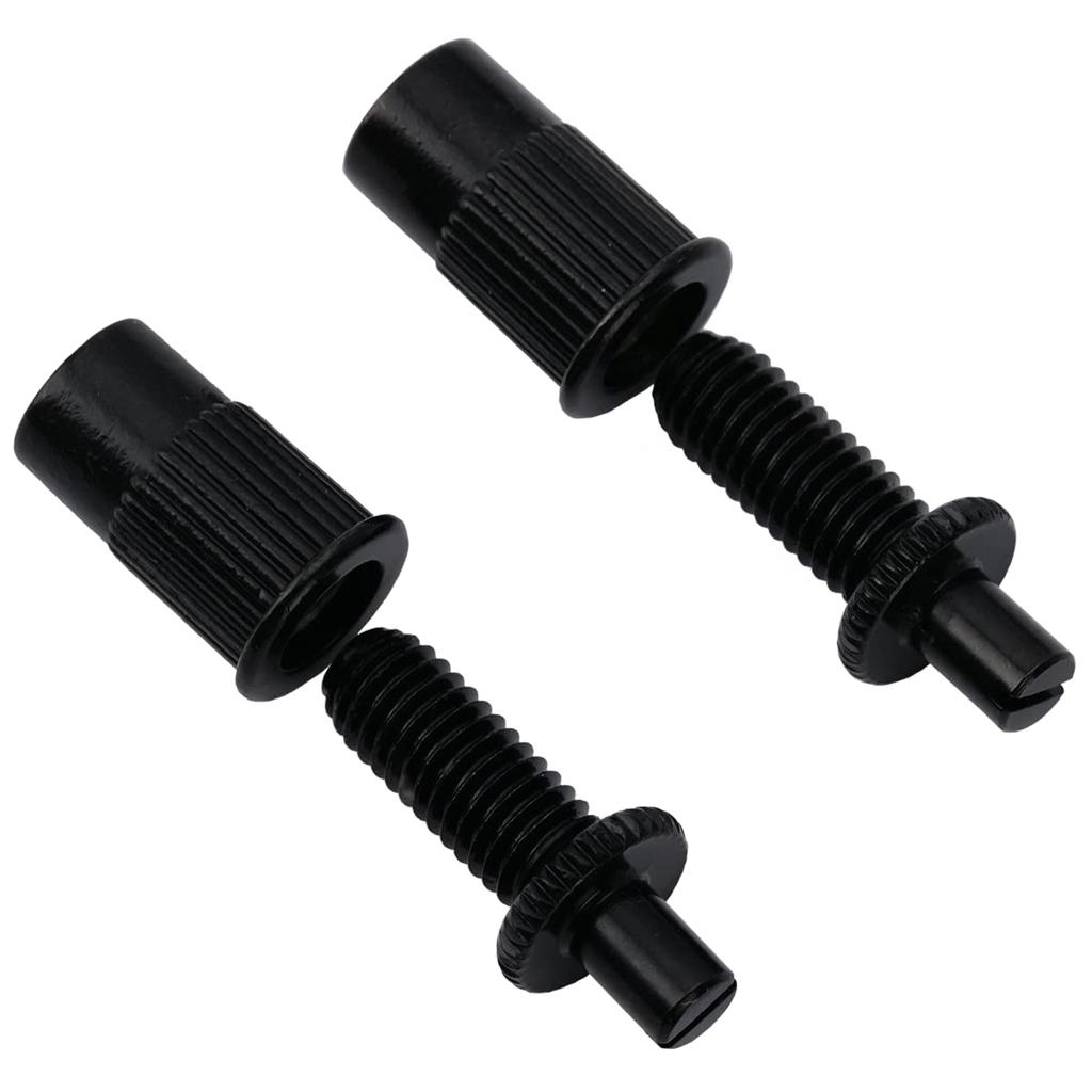 Musiclily Pro M8 метрические шпильки и анкеры Nashville Bridge для импортной электрогитары Les Paul Style Black от Tune-O-Matic, (Набор 2)