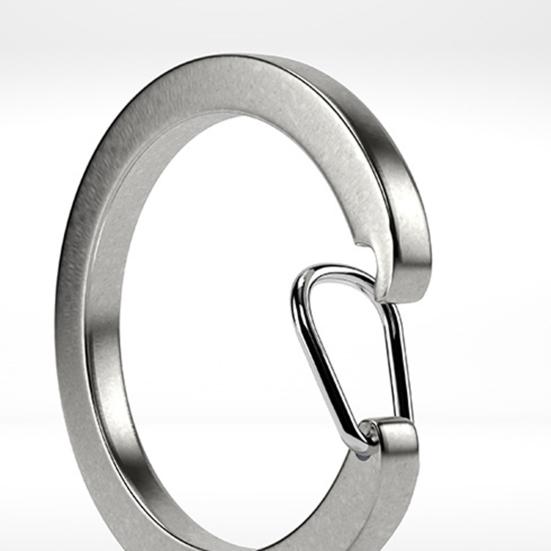 1 компл.. Кольца для ключей из нержавеющей стали. Карабин для ключей. Зажим для ключей. Пружинное открывающееся кольцо. Быстросъемное кольцо для автомобильных ключей. Маленькое/большое кольцо с карабином.