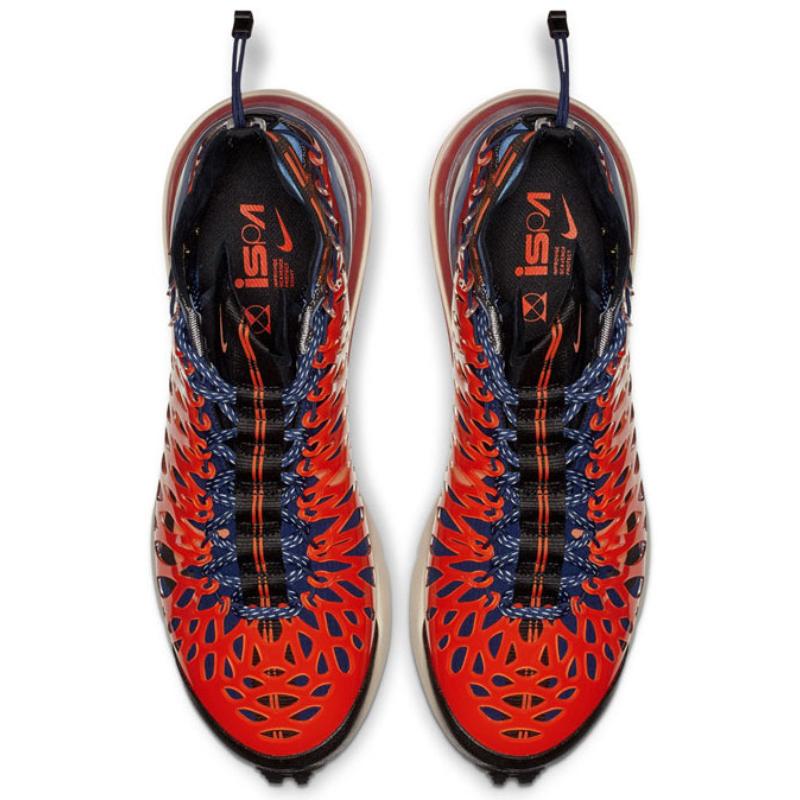 Nike Air Max 270 Ispa Blue Void Terra Orange Sneakers Casual Shoes BQ1918-400