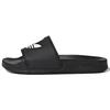 Adilette Lite Slide J Черно-белые детские кроссовки Core-Black Cloud-White EG8271