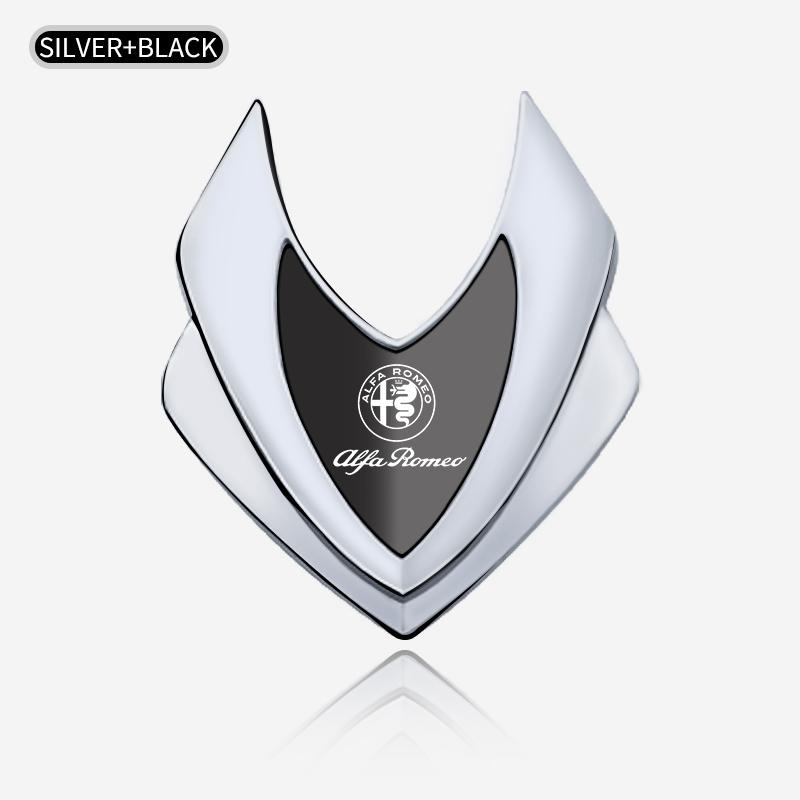VKD2 Car Metal Shield design Badge Emblem Sticker For Alfa Romeo STELVIO Giulia 159 Giulietta 147 Mito 156 MTO Sportiva Accessories