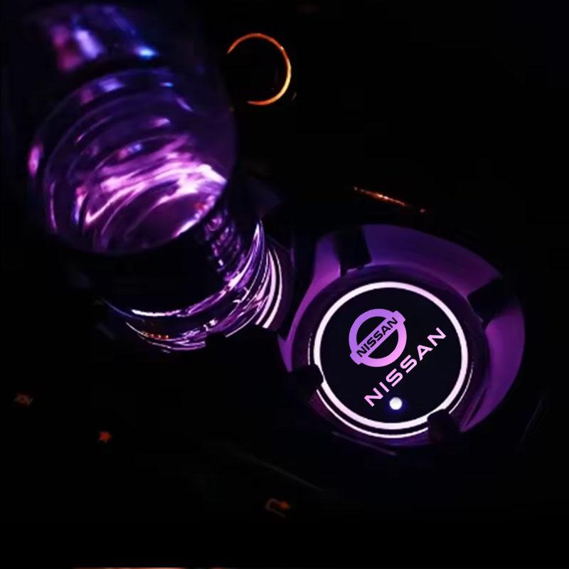 ARE4 Автомобильная Светящаяся Подставка LED Подсветка Салона Для Nissan Qashqai Sylphy Tiida Altima Teana X-Trail Leaf Juke Sentra Аксессуары