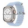 Силиконовый ремешок Apple Watch 11 Ultra с двойной пряжкой