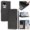 Happy Heart Pattern Magnetic Closure Vegan Leather Phone Case with Wrist Strap For Huawei Mate 60