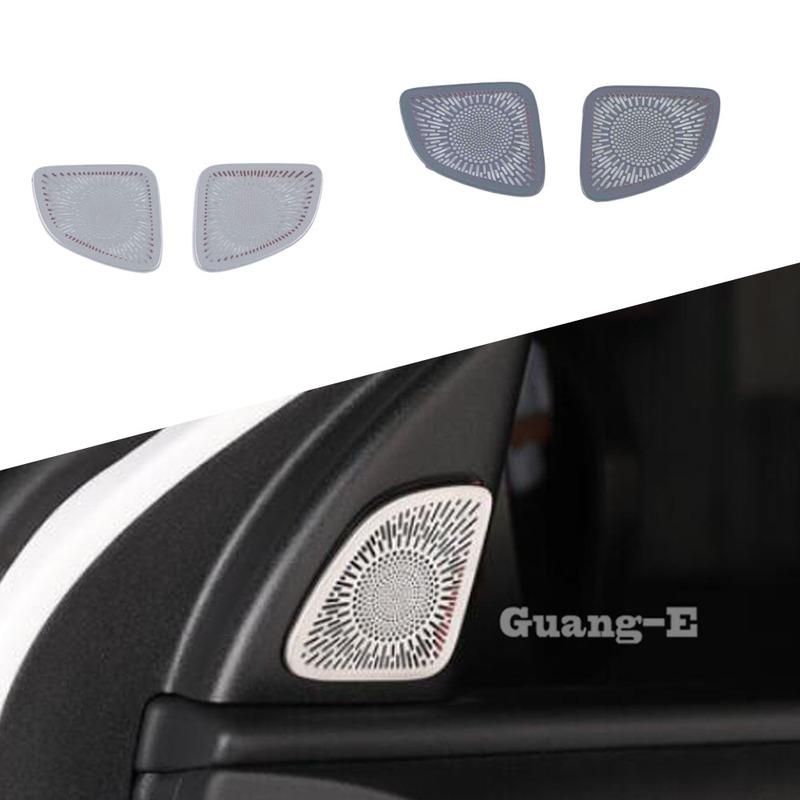 Car Accessories Stainless Steel Stick A Column Audio Speak Window Windshield Side Parts For Hyundai Tucson L 2024