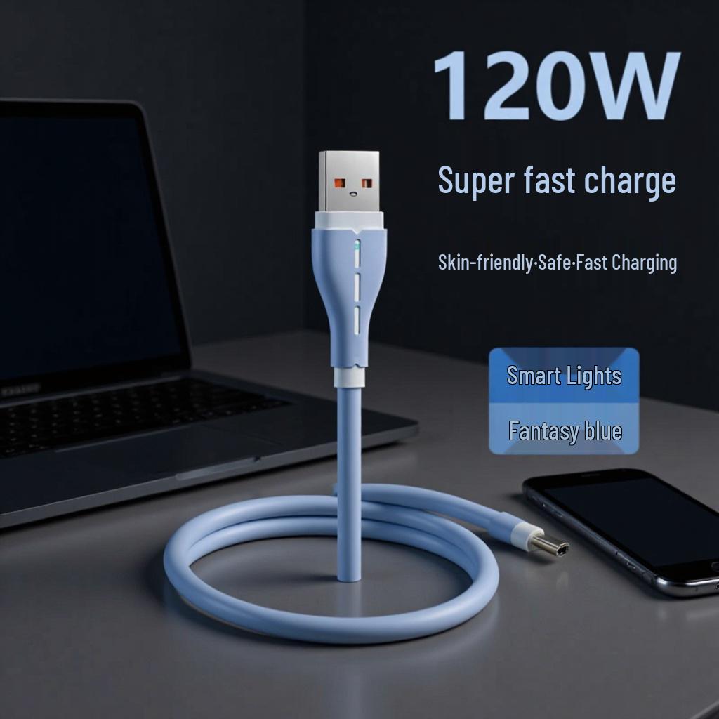 Кабель Apple 120W Type-C для сверхбыстрой зарядки для Huawei и Honor