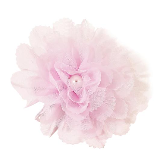 Сетчатая пряжа, заколка для волос с искусственным жемчугом и цветком, противоскользящая дизайнерская заколка для волос, украшение для волос, заколка для волос, головной убор, аксессуар для волос