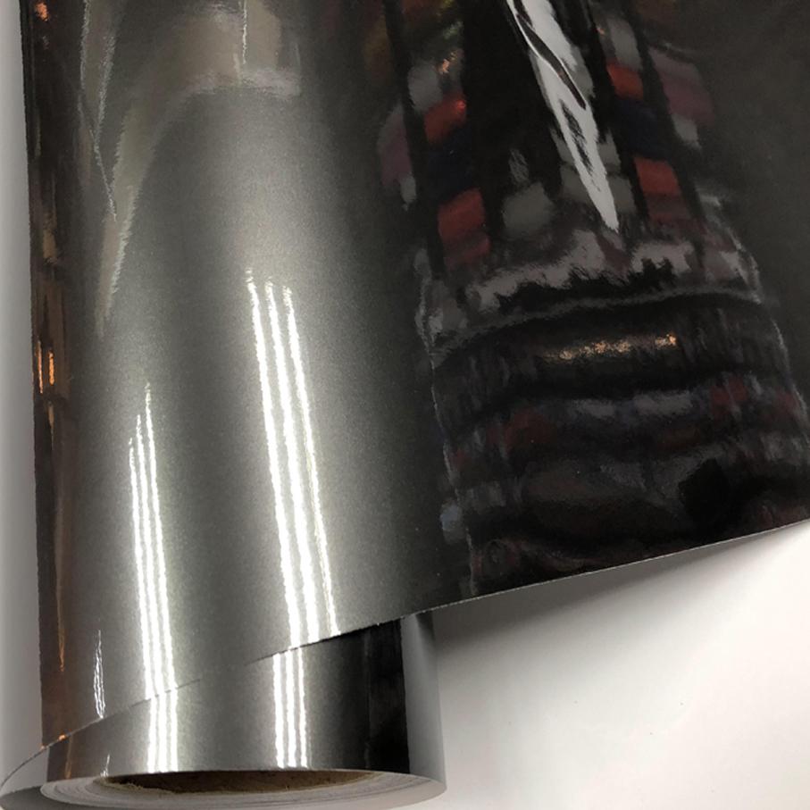 Глянцевая металлическая виниловая пленка из бронзы, конфетная глянцевая серая автомобильная пленка, наклейка с воздушным пузырем, оберточное покрытие для авто мотоцикла