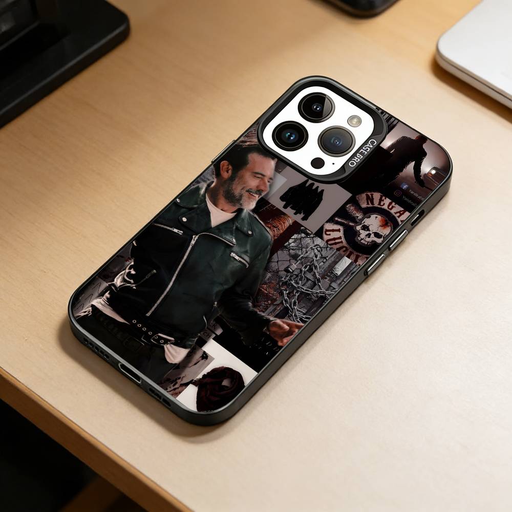 TWD-W-Walking D-Dead Phone Case For iPhone 17,16,15,14,13,12,11 Plus,Pro Max,XS,Colored Silver Plated Inside Cover