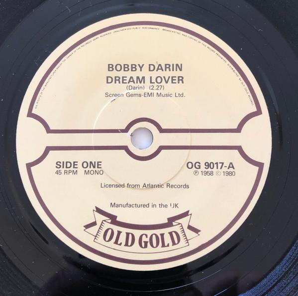 Пластинка 7 дюймов BOBBY DARIN - Dream Lover OG9017 Old Gold UK Rock Б/у
