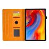 Чехол для Lenovo Xiaoxin Pad 11 2025 с отделениями для карт, кожаная обложка с блочным узором