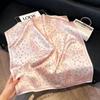 Silk scarf small square scarf feeling headband tied hair spring summer autumn feeling trend versatile fashion tied bag scarf scarf