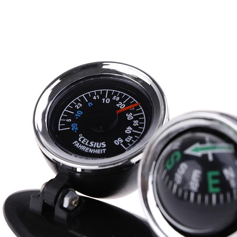 2 в 1 направляющий шарик автомобильный компас термометр автомобильные украшения направление приборной панели шар