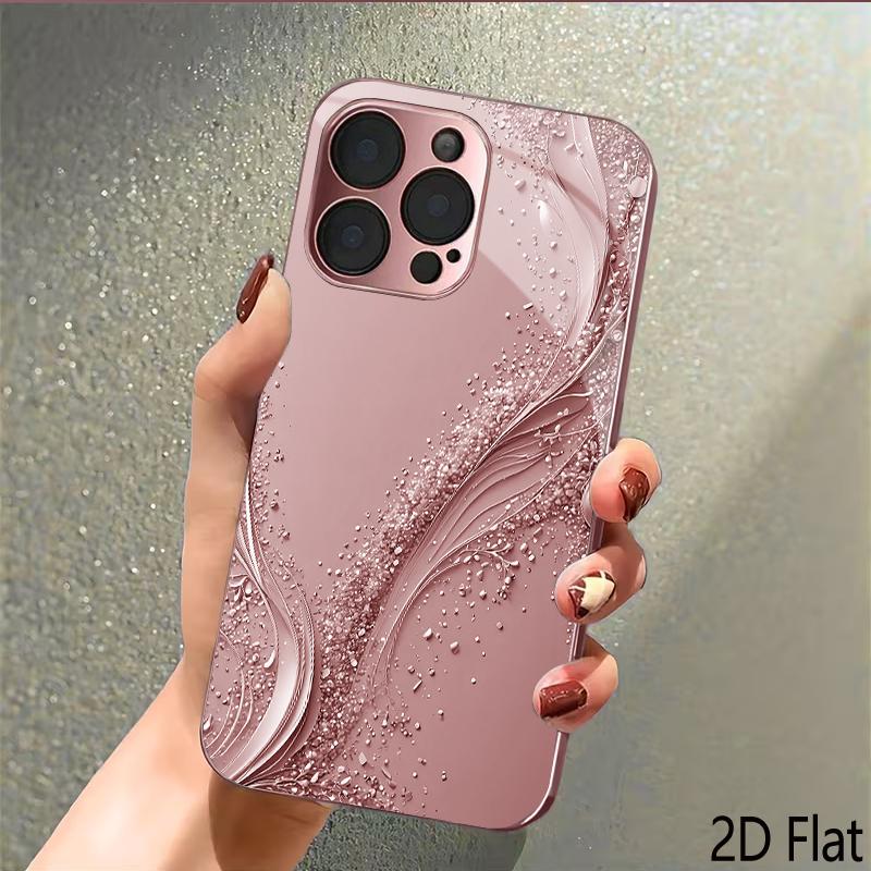 OldWave 2DFlat Для iPhone17 18 16 15 14 13 12 11 Pro Max XS XR 8 7Plus Чехол для телефона Ударопрочный Защитный Задняя крышка