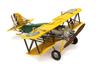 Decorative Metal Airplane Biplane