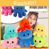 Adorable Double-sided Flip Reversible Octopus Plush Toy For Kids With Soft Texture