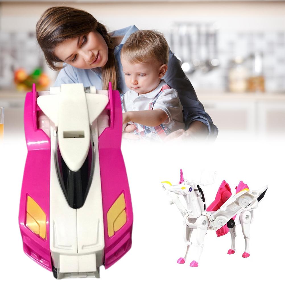 Deformation Car Robot Toy Flying Horse Collision Fit Car Toy Best Gift for Kids
