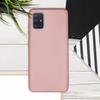 Coque - kwmobile - Samsung Galaxy A51 - Silicone or rose métallisé - Protection contre saleté - Souple