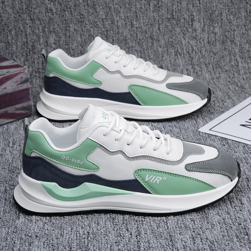 Мужская обувь Color Block, повседневная дизайнерская мужская обувь для бега на открытом воздухе, на платформе, спортивная мода, роскошь, теннис, кожаные кроссовки, мокасины