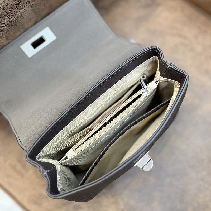 Женская сумка из натуральной кожи, легкая, роскошная, женская, маленькая, простая и стильная сумка на одно плечо Oblique Span