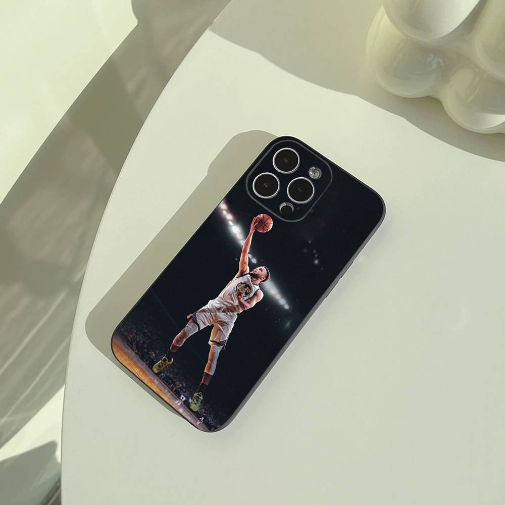 C-30- Curry Phone Case For iPhone 17,16,15,14,13,12,11 Pro Max,16Plus,XS Lightweight and practical Soft Black Cover