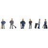 Noh Leprika 18mm Construction Managers Miniature Figures NOCH151165FG Korean Toy