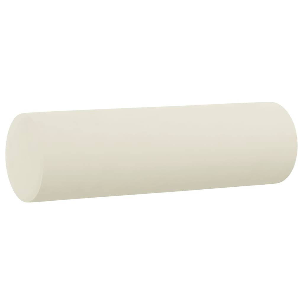Vidaxl 2-Osobowa Sofa Z Poduszkami, Kremowa, 120 Cm, Aksamit