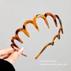 Fix Bangs Broken Hair Teethed Non-slip Amber Hair Bands For Women Girls Sweet Hair Ornament Headband Fashion Hair Accessories
