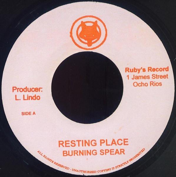 7-дюймовая пластинка BURNING SPEAR JOE HIGGS Resting Place More Slavery Versi NONE Fox 2007 Ямайка Регги Ска Даб Б/у