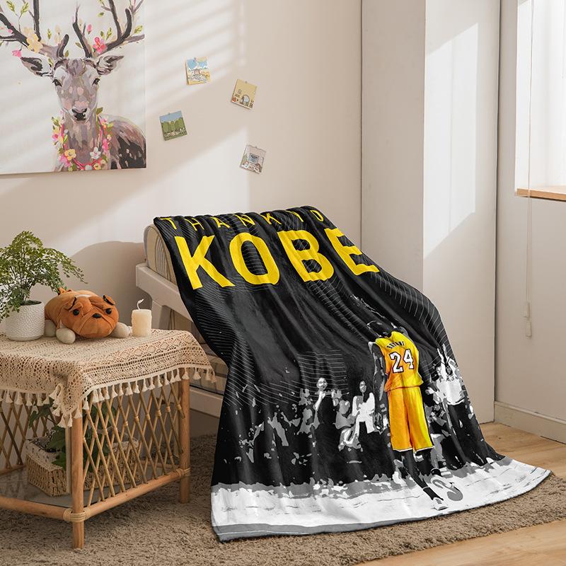 Basketball Star Series Double-Sided Flannel 3D Digital Printing Blanket Blanket