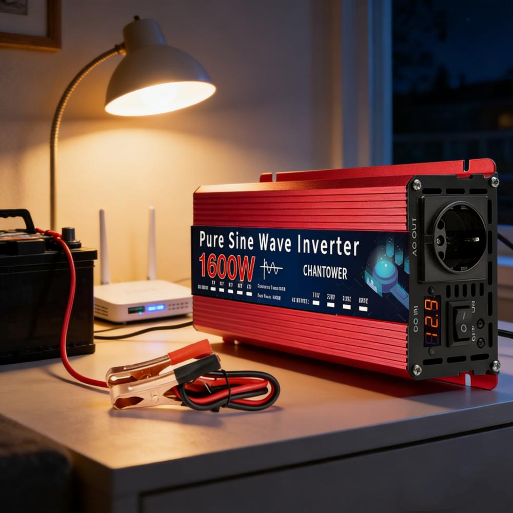 Инвертор чистой синусоиды DC 12V/24V/48V/60V/72V в AC 220V/110V 1000W 2000W 3000W 4000W 5000W Преобразователь мощности Автомобильный Солнечный инвертор