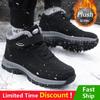 Winter Boots Women Slip On Platform Winter Shoes Waterproof Ankle Boots for Women Hiking Snow Boots Warm Plush Winter Shoes Men