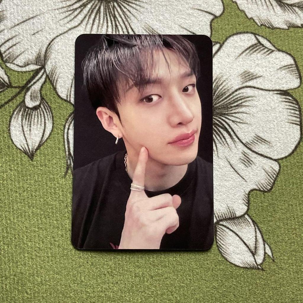 [Б/У] Корейская предзаписанная фотокарточка Stray Kids Бан Чан ATE Sanok