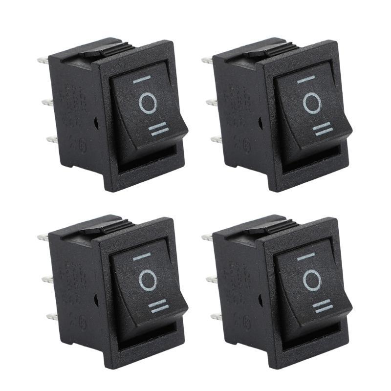 1/4/10Pcs Marine Boats Rocker Switches 6 Pin 3 Position Rocker Toggle Switches Rocker Switches for Household Appliance