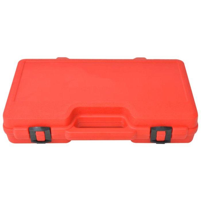 Bearing Puller Kit - vidaXL - 16 Pieces - Red - High-Quality Materials - Durable