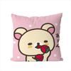 Милая Наволочка Rilakkuma Для Автомобиля Дивана Декоративная Домашняя Двусторонняя Печать Плюшевая Квадратная Подушка Декоративная Подушка Чехол