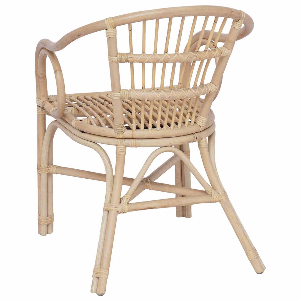 Stackable Chair Natural 58 x 60 x 81 cm Rattan