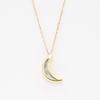 K10 Yellow Gold Shell Moon Necklace [Bloom] 0452-6610-0019-0000