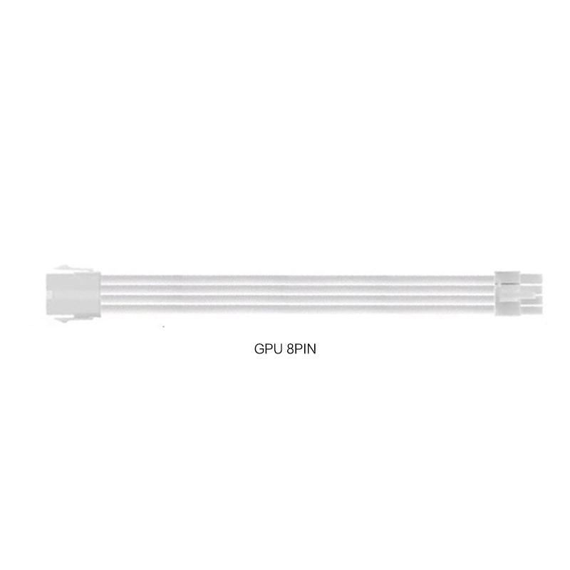 Кабель питания PSU 18AWG в оплетке / 24-контактный ATX / 4+4-контактный EPS / 2 x 6+2-контактный PCI-E Удлинительный кабель PSU 30 см