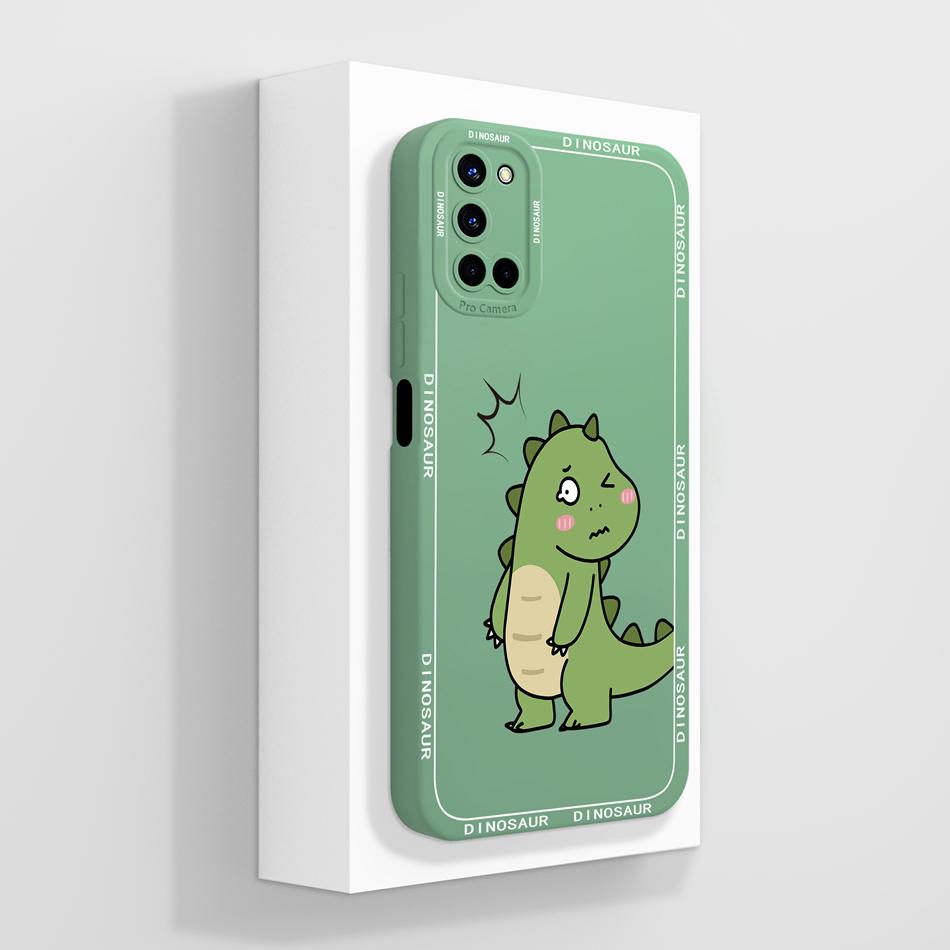 Case For Oppo A52 A72 A92 4G Back Cover Full Protection Creative Funda Orginal Liquid Silicone Bumper Anti Drop Soft Phone Shell