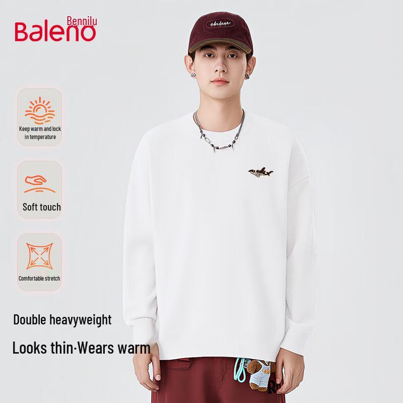 Baleno Men's Winter Knit Round Neck Sweater