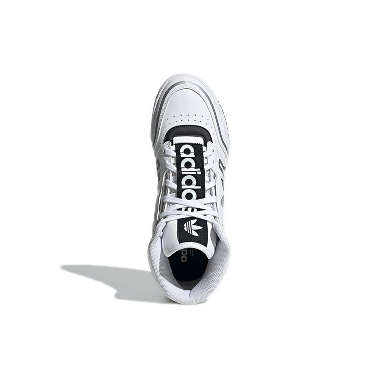 Adidas Originals Drop Step XL Non-Slip Wear-Resistant High-Top Skate Shoes Unisex Skate Shoes White Silver GY6541