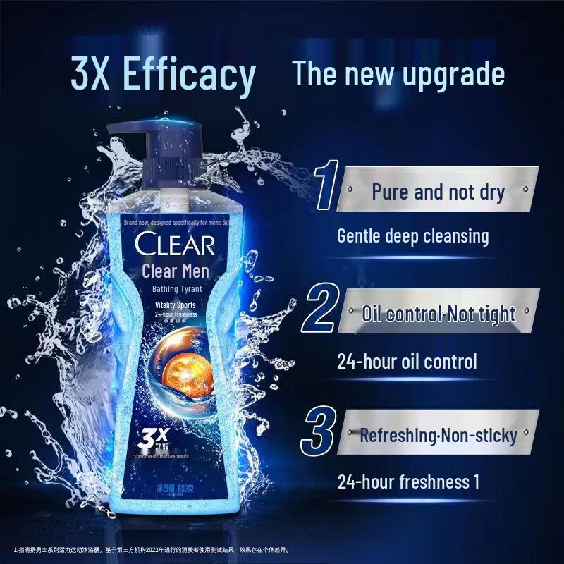 Clear Men Balancing Oil Control Body Wash