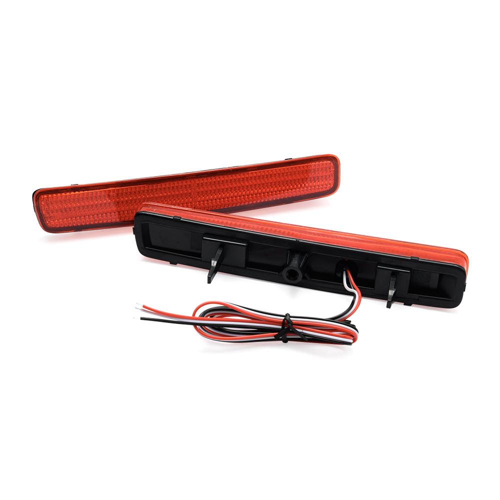 Дымчатый светодиодный отражатель заднего бампера для Toyota Yaris Cross 21 + Prius +/Prius V/Prius C Scion, автомобильный задний тормозной стоп-сигнал