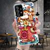 Счастливый Кот Манеки Неко Японский Мягкий Чехол Для Телефона Для Samsung Galaxy A12 A22 A32 A52 A72 A02S A51 A50S A71 A70 A31 A20S Note 20 Ult