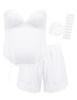 Maternity Bridal Adjustable Large White [Two Hatch] Innerwear, Wedding, 4-piece Set, Dress, Size, 90367, D75,