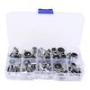 45Pcs 9Size Stainless Steel Ceramics Fishing Rod Pole Guide Ring Set Accessory