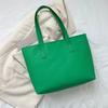 Trendy Simple Design Pu Tote Bag For Women Spacious Everyday Shoulder Bag