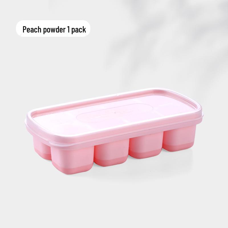 TPE Jelly Yogurt Ice Cube Tray - Food Grade Ice Mold Container for Refrigerator